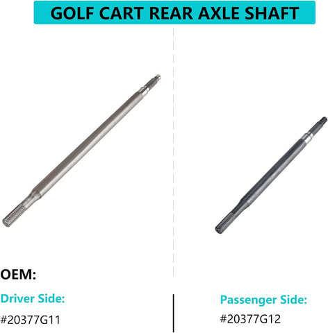 GOLF CART REAR AXLE SHAFT
