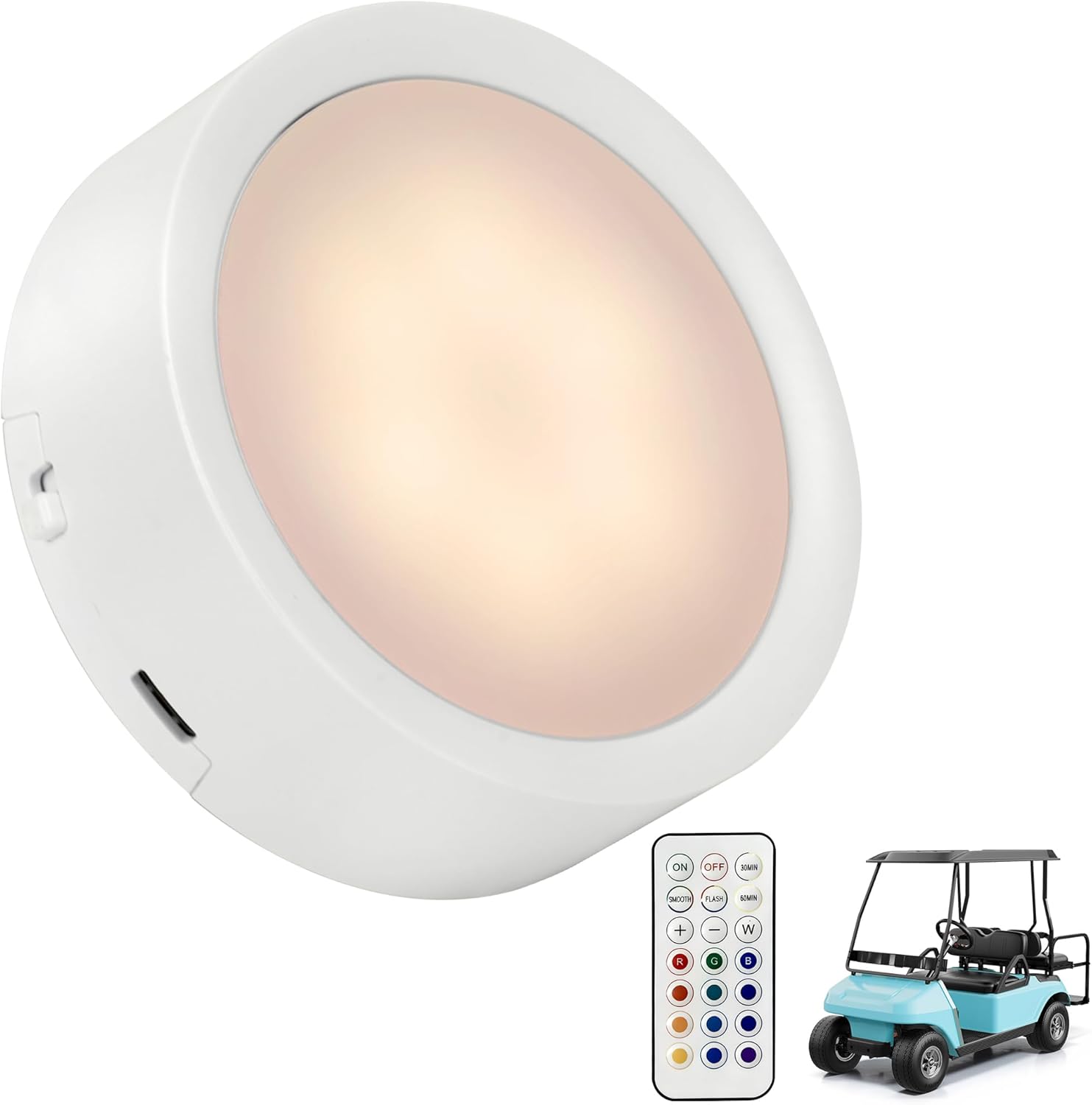 Golf Cart Dome Light (1, RGB White)