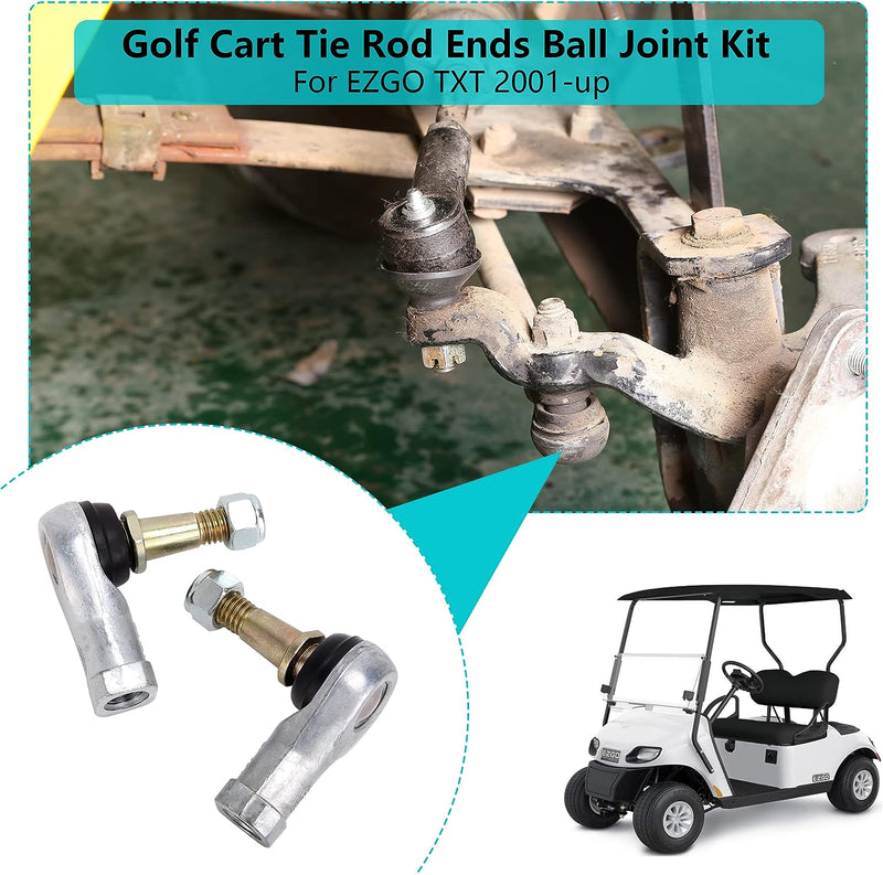 10L0L Golf Cart Tie Rod Ends Ball Joint Kit