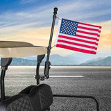 Golf Cart Flag Holder 2 Pack Flag Pole Kit for Yamaha Club Car EZGO