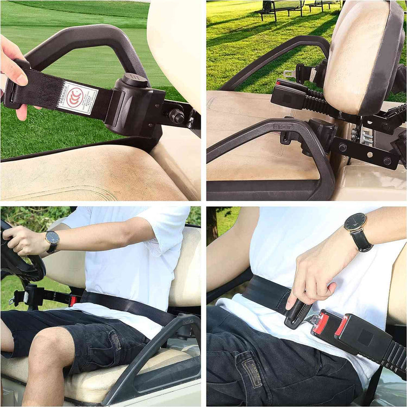 golf cart seat belt bracket