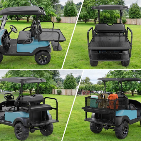 Heavy Duty Multi-Function Golf Cart Back Seat