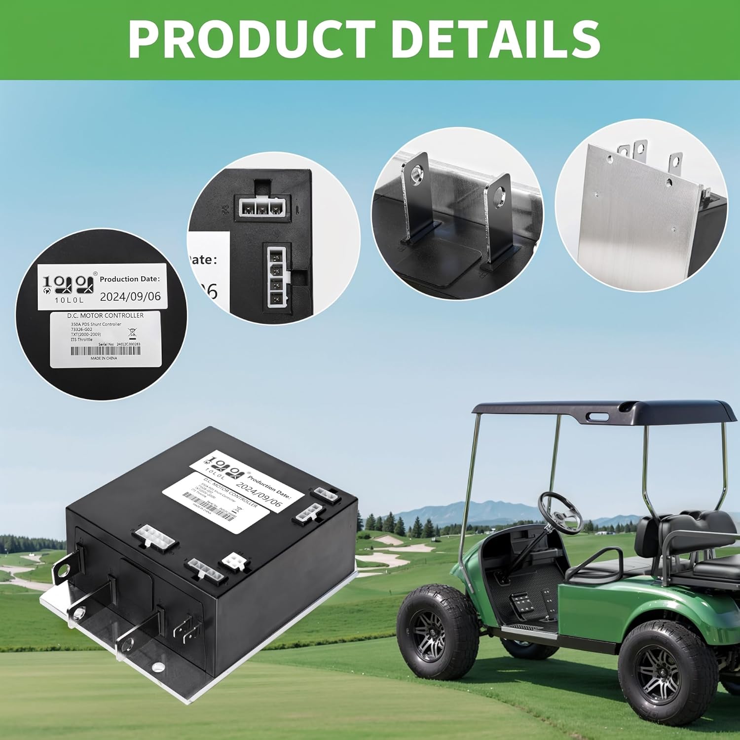 36V/350A Golf Cart Motor Controller