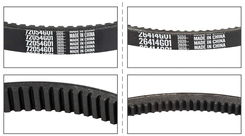 Clutch Drive Belt & Starter Generator Belt Kit