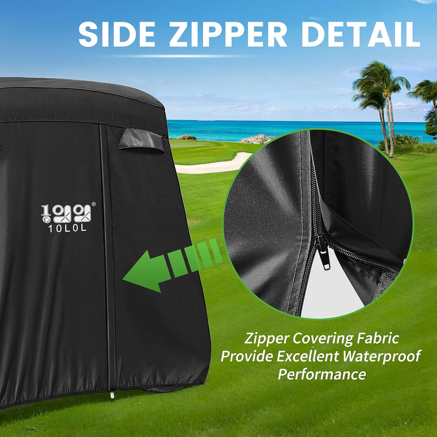 Universal Golf Cart Cover All Weather Winter Cover - 10L0L