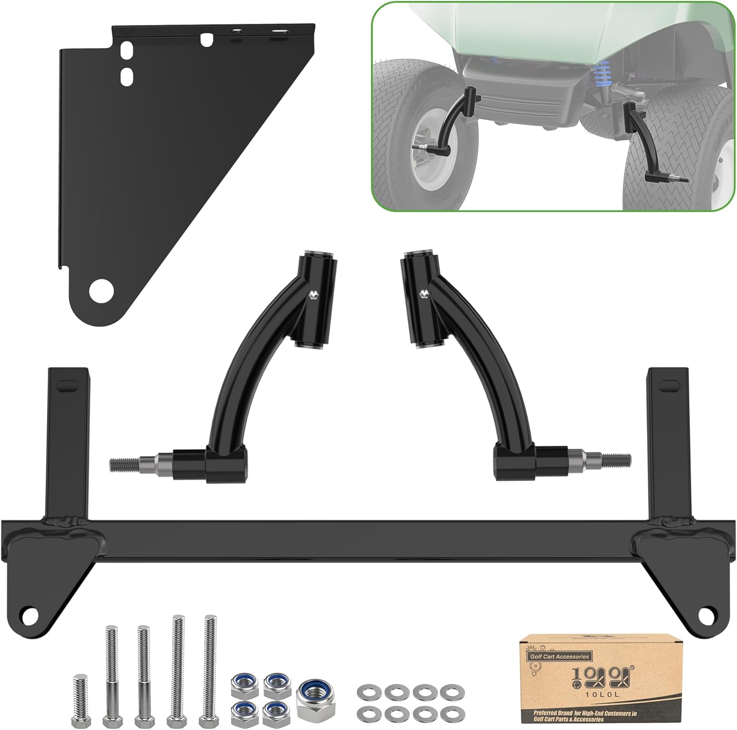 6" Spindle Golf Cart Lift Kit for Yamaha G29 Drive 2007-Up