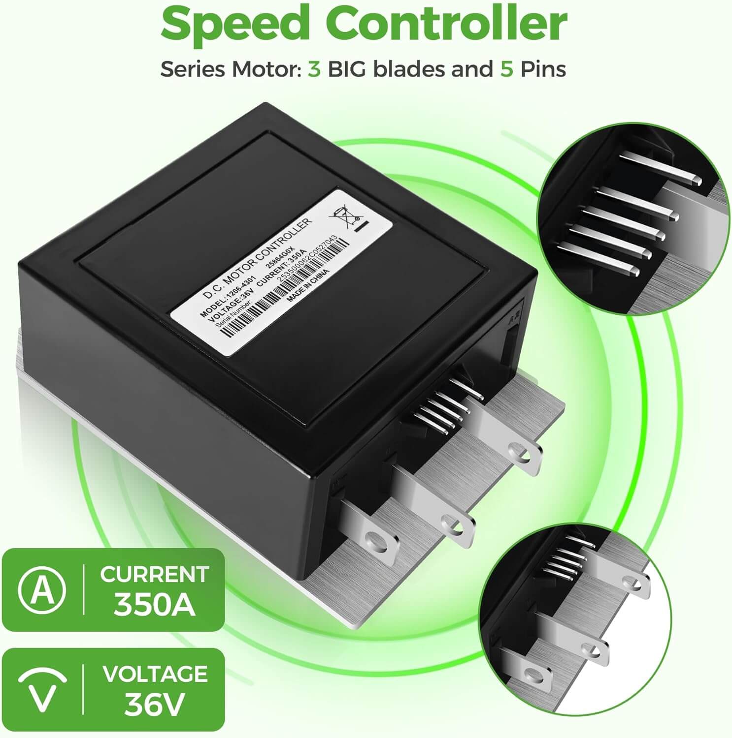 36V/350A Speed Controller