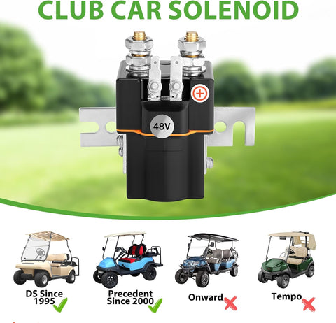 10L0L Golf Cart 48V Solenoid for Club Car DS & Precedent