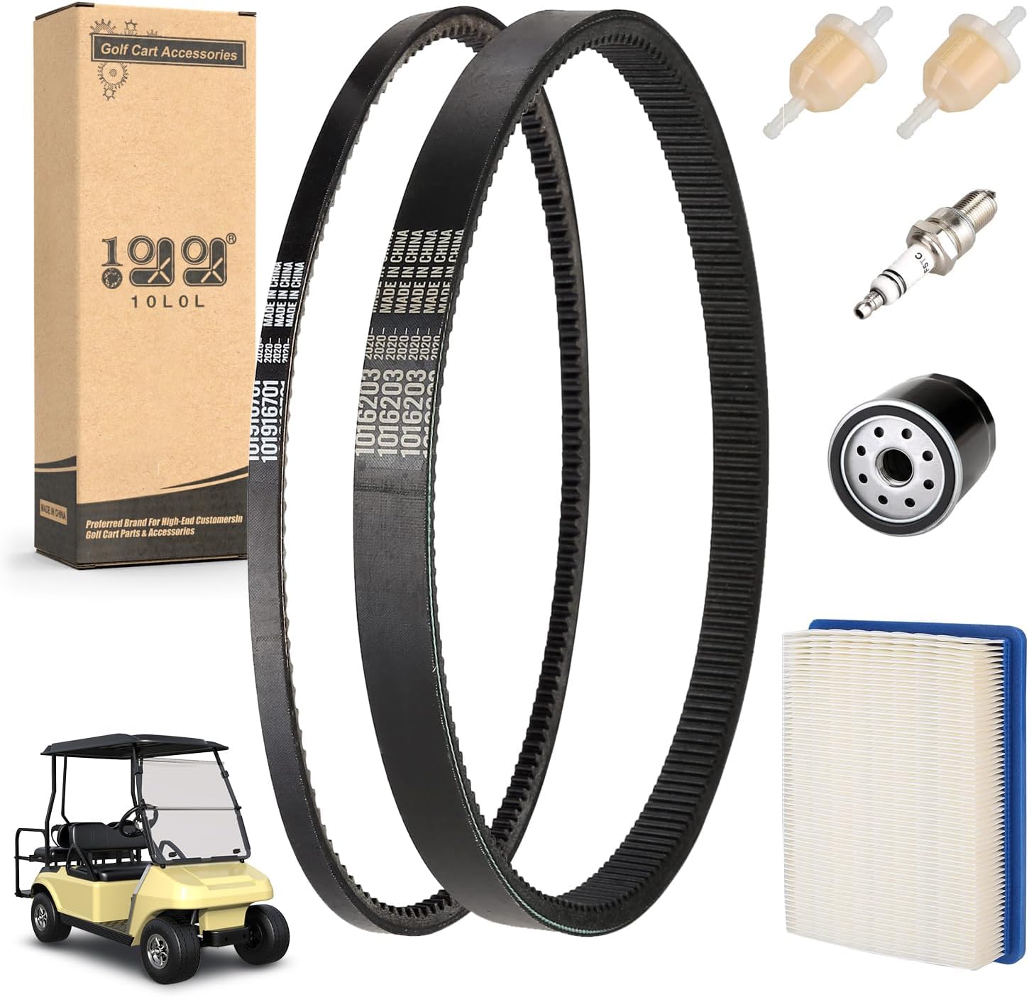 Club Car DS Golf Cart Tune Up Kit & Belts