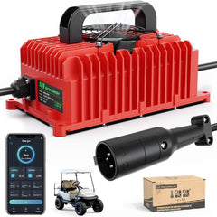 Red Golf Cart Battery Charger