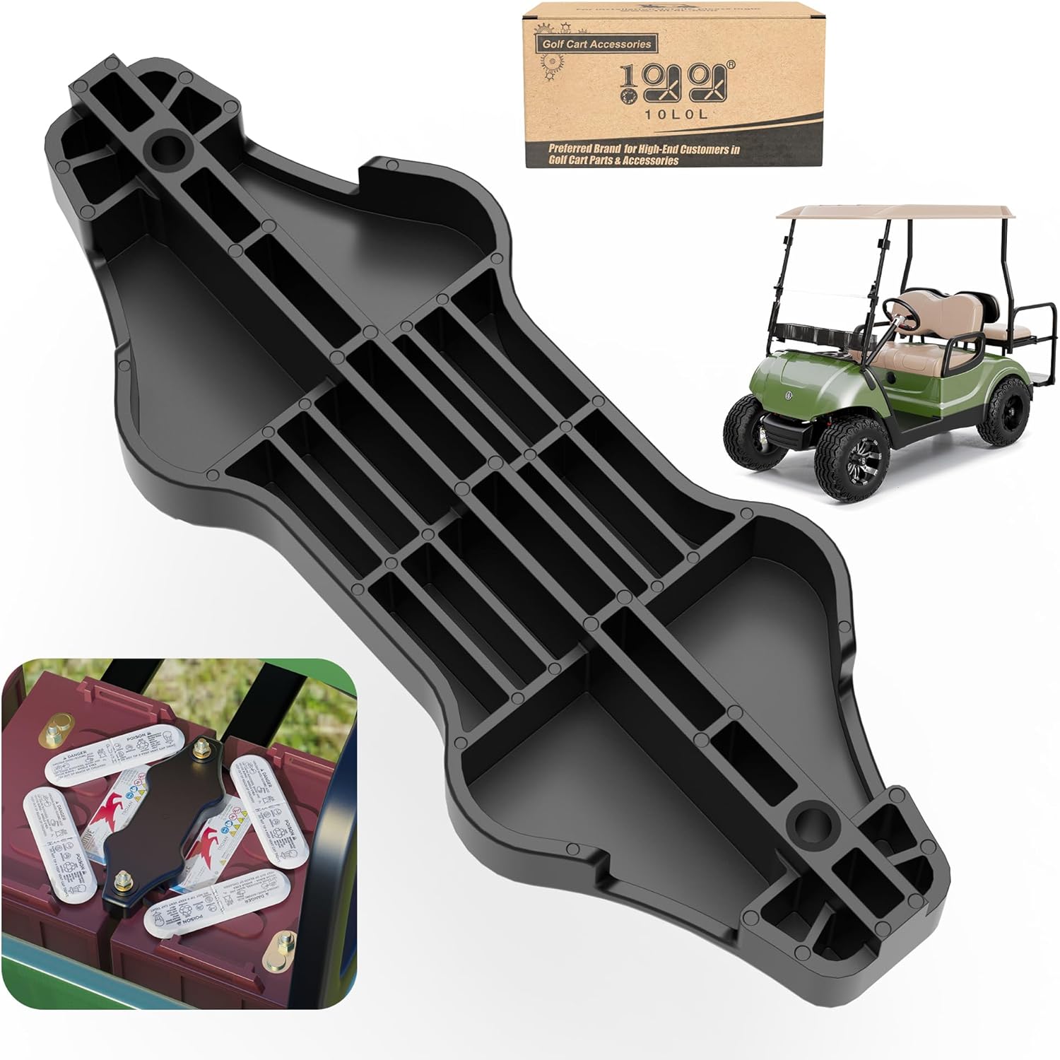 10L0L Golf Cart Battery Hold-Down Plate