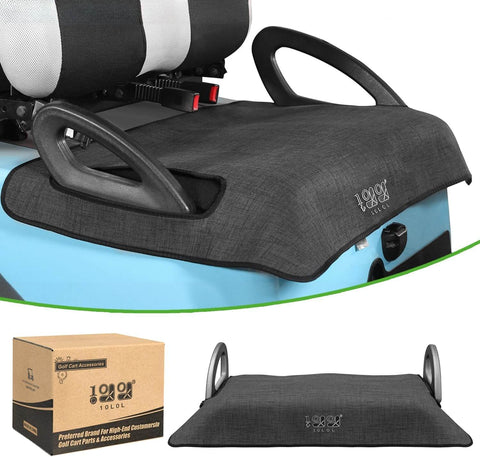 Linen-Gray Golf Cart Blanket Seat Covers