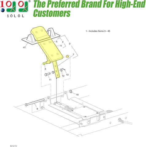 EZGO Golf Cart Accelerator & Brake Pedal Pad Kit