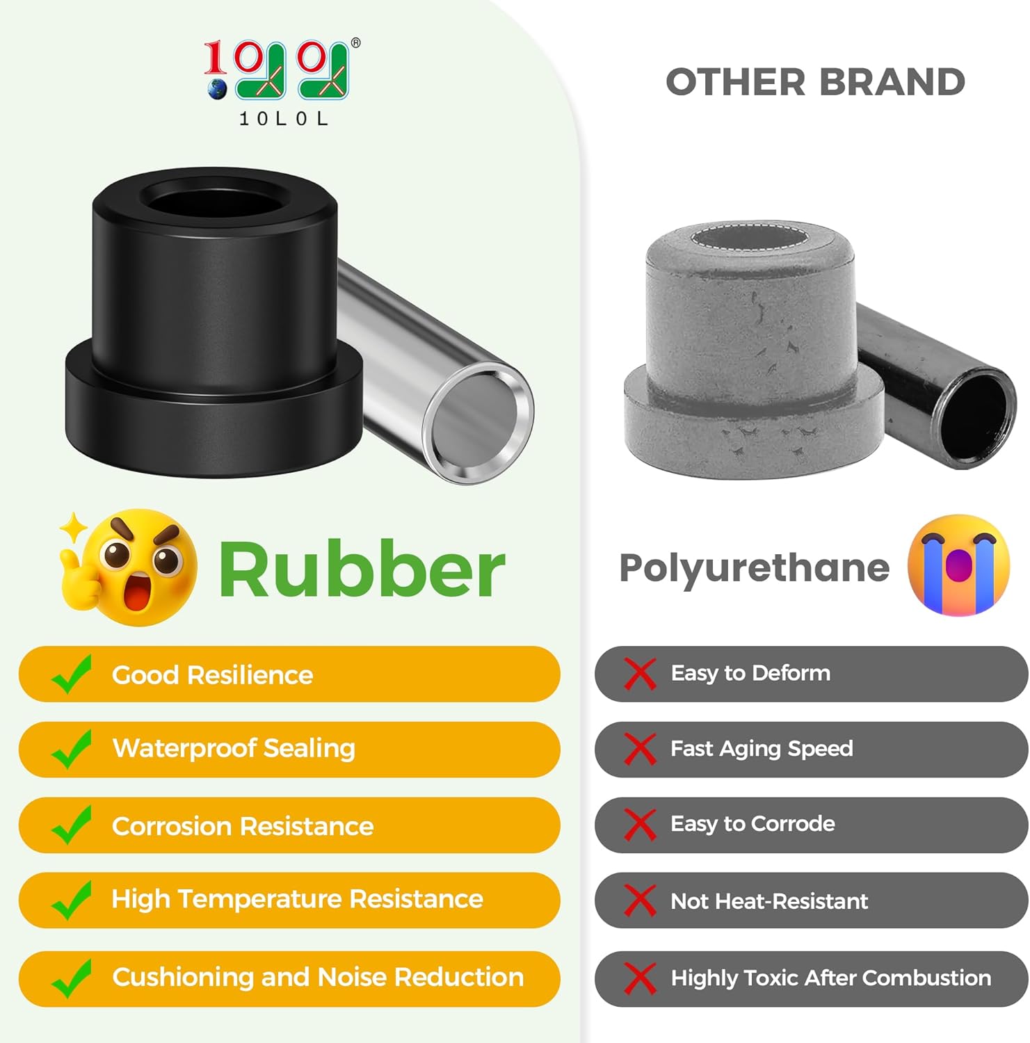 Golf Cart Rear Spring Bushing Kit