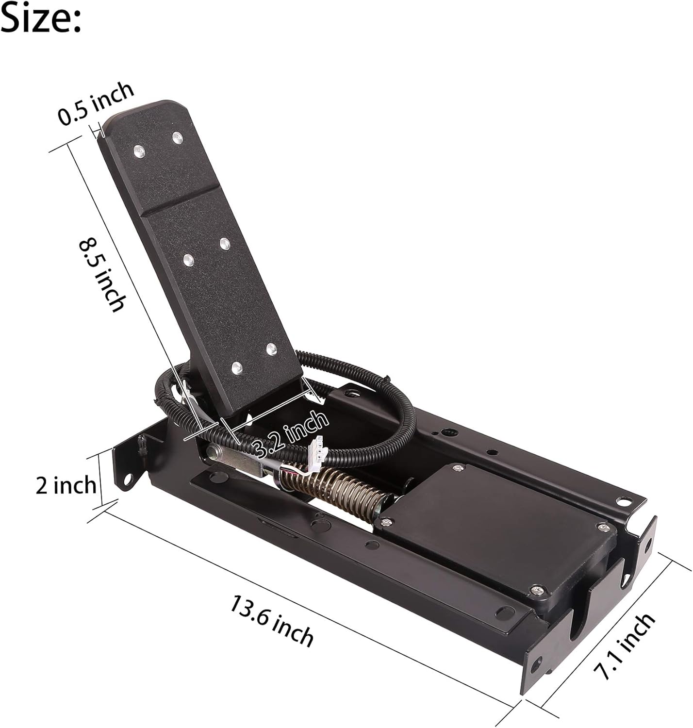 gas pedal box 10L0L Accelerator Pedal Box Assembly for EZGO TXT 48V PDS (2000-Up)