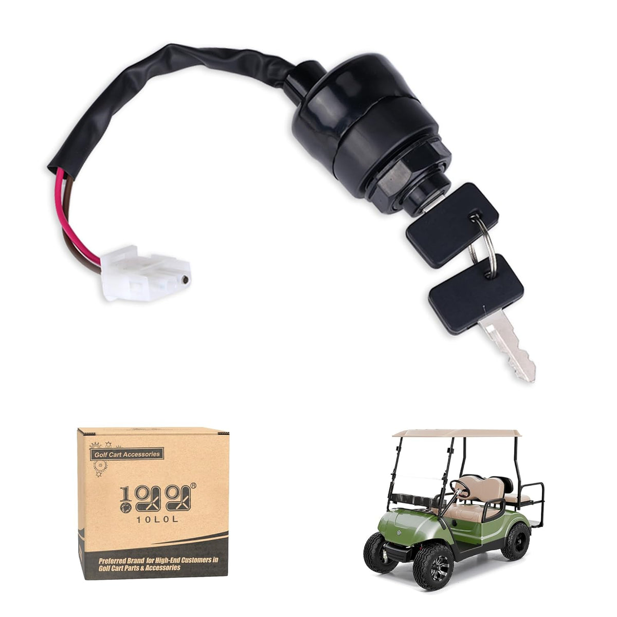 Stop Switch JF7-82817-20 For Yamaha G&E G11 G14 G16 G19 G20 G21 G22 G29 /Drive - Foto 7