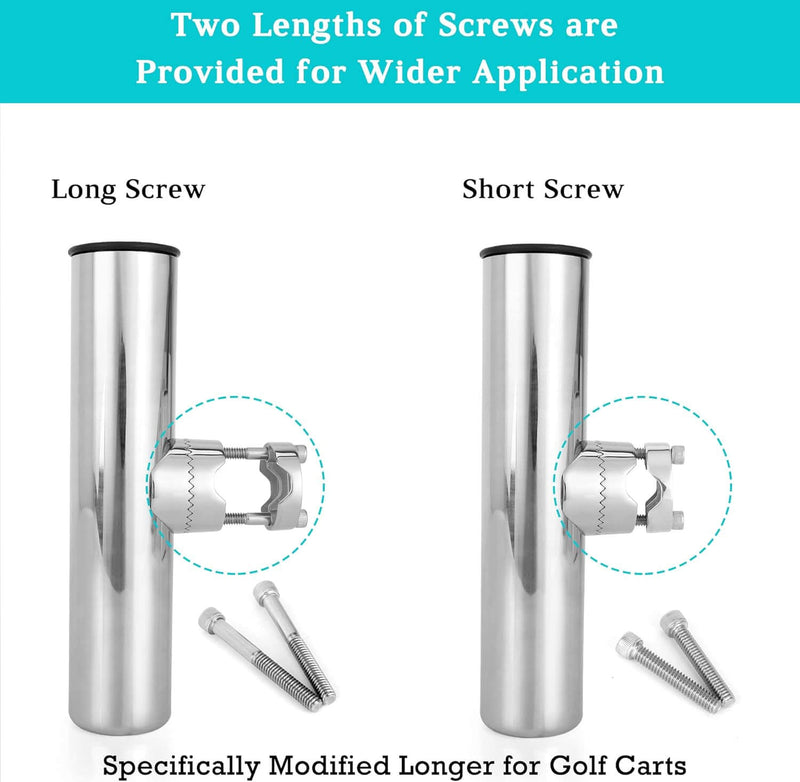 Two Lengths of Screws are Provided for Wider Application