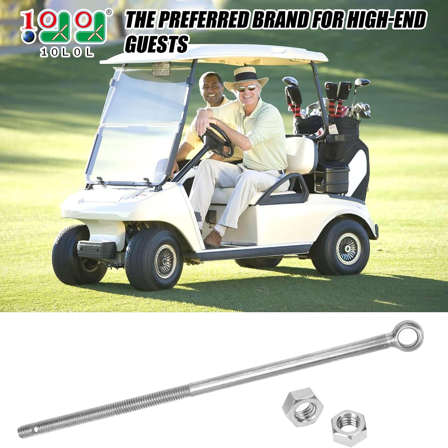 10L0L Golf Cart Brake Rod Equalizer for Club Car DS Since 1998