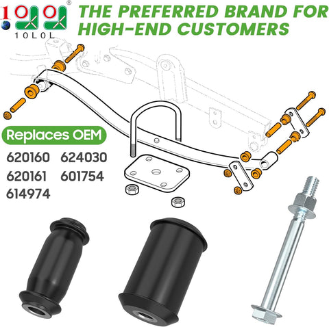 10L0L Golf Cart Rear Leaf Spring Bushing Kit
