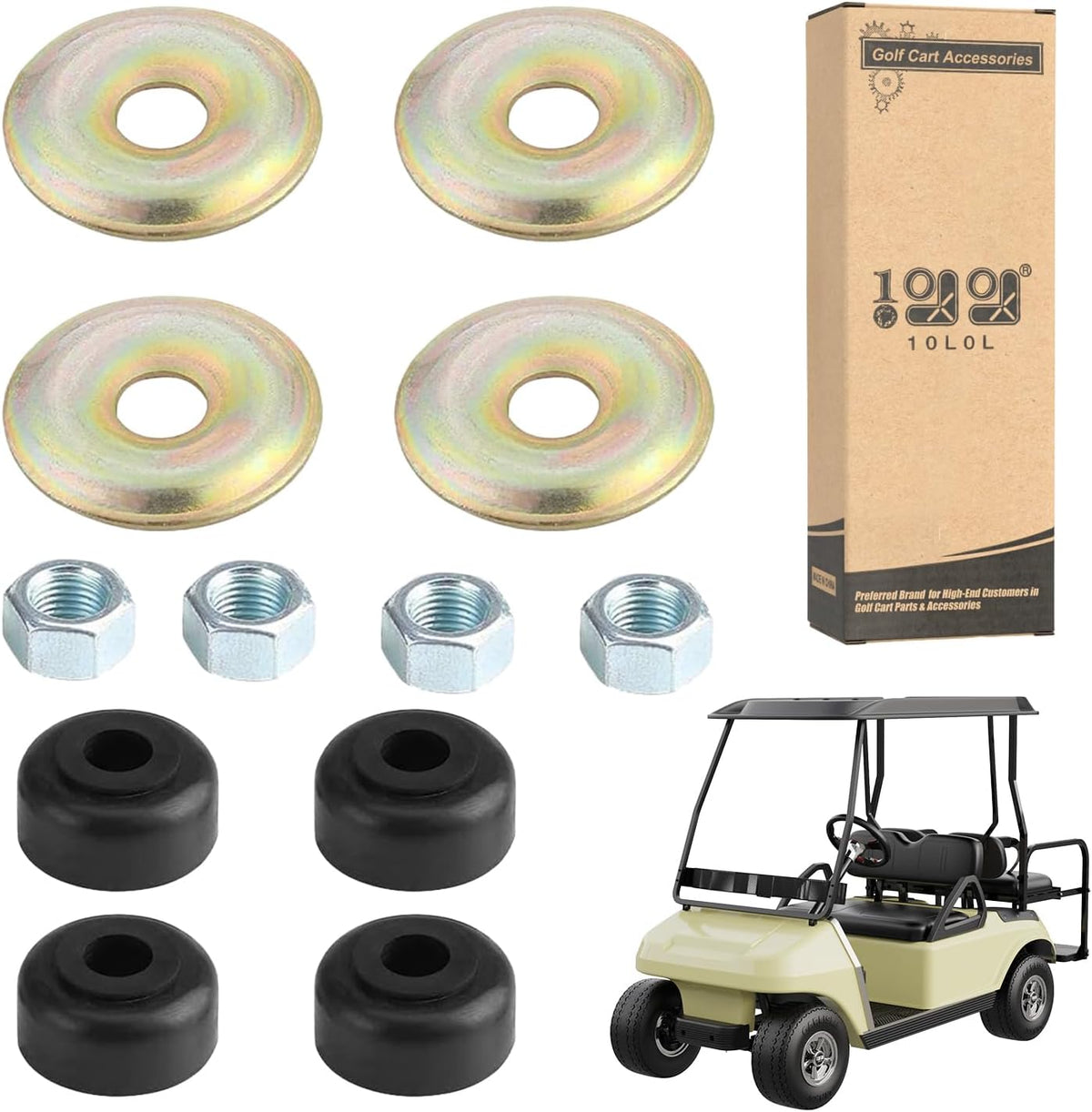 10L0L Golf Cart Shock Absorber Bushing Kits