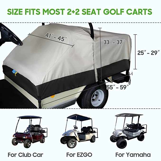 Golf Cart Seat Protector Size