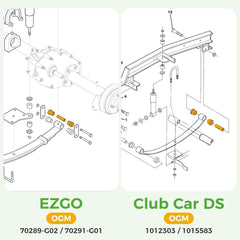 Golf Cart Rear Spring Bushing Kit