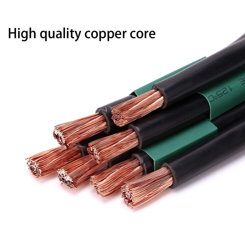 10L0L Copper Core Golf Cart Battery Cables