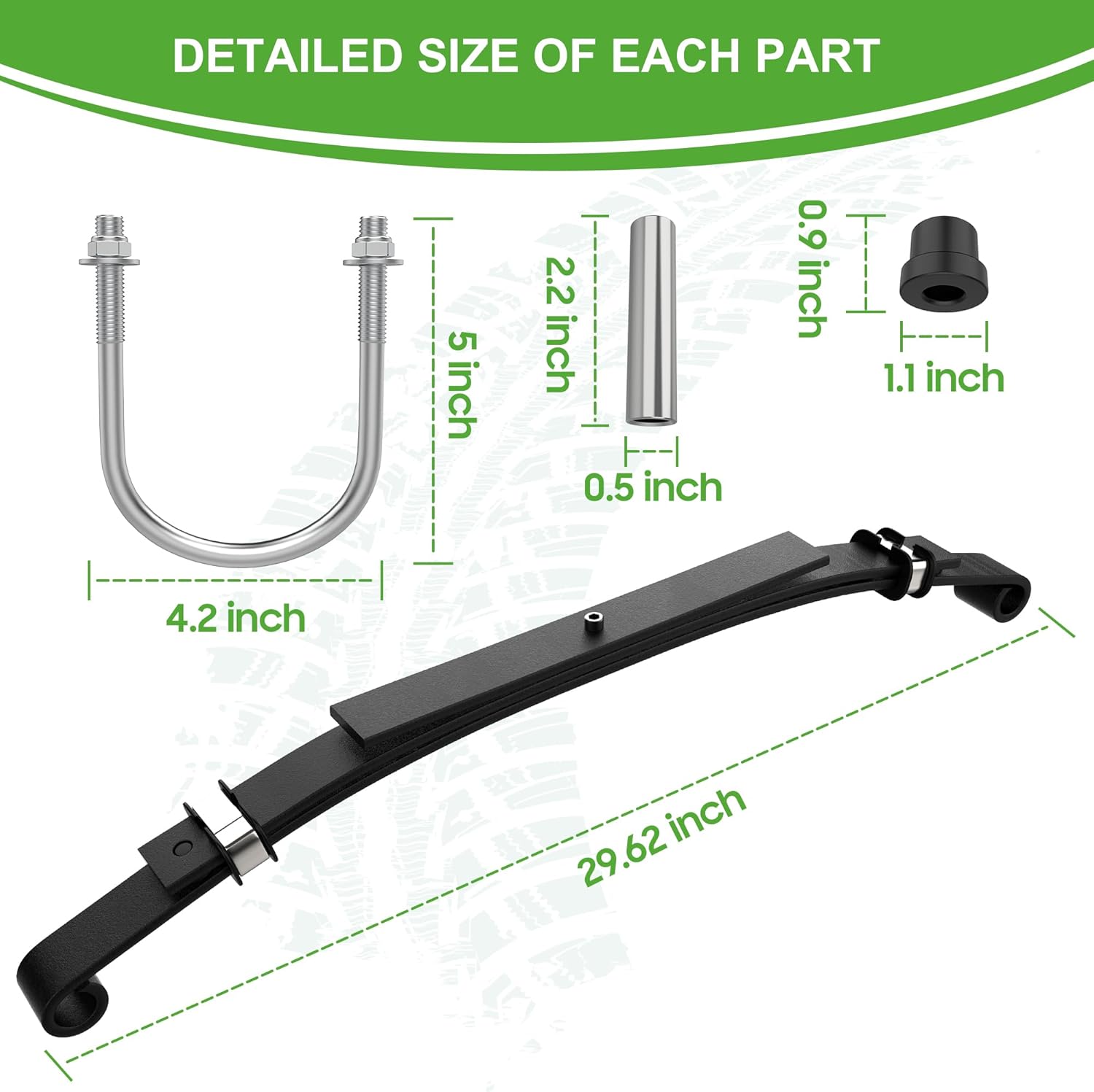 DETAILED SIZE OF EACH PART