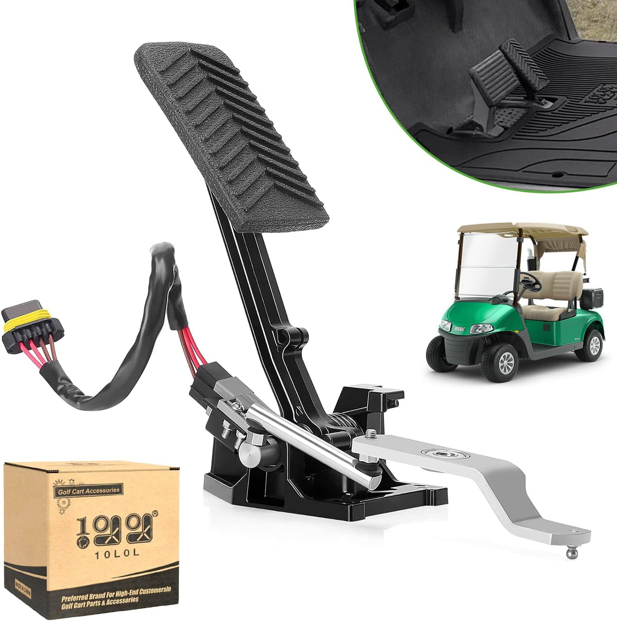 Golf Cart Accelerator Pedal Assembly for Club Car