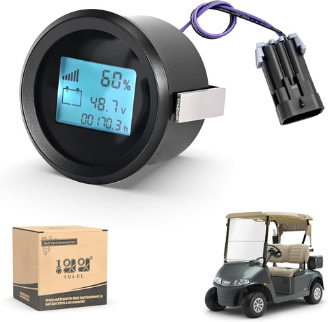 EZGO Golf Cart Battery Meter for RXV 2008-up