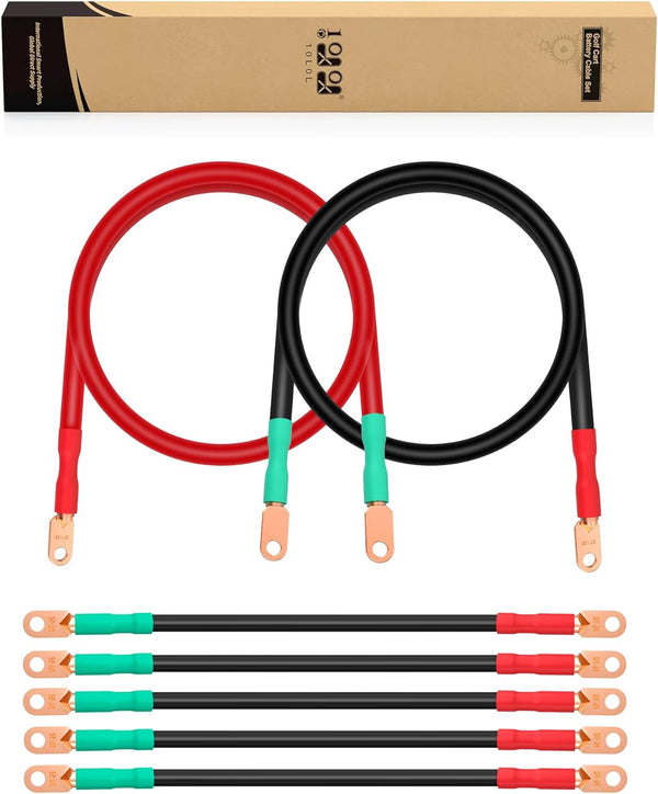 Club Car Golf Cart Battery Cable Kit Copper Core