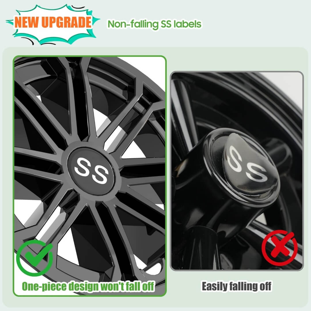 10L0L Golf Cart Wheel Covers Hub Caps