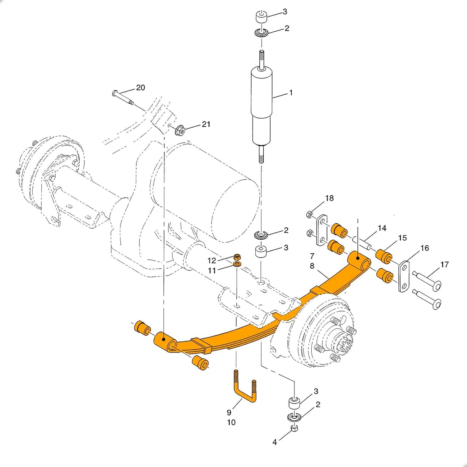 Club Car Golf Cart Suspension Leaf Spring Kit Wiring Diagram