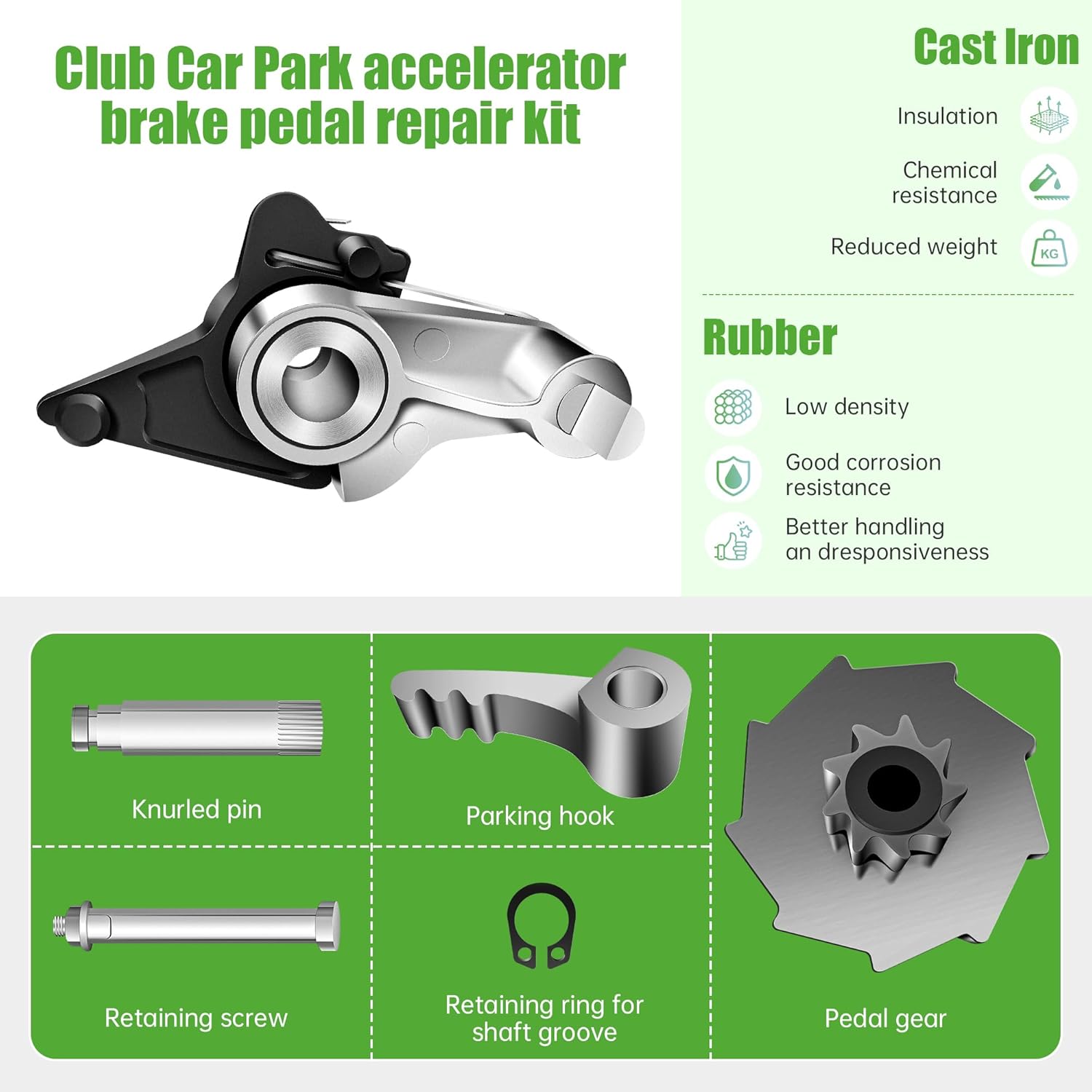Club Car Golf Cart Park Brake Release and Parking Gear Repair