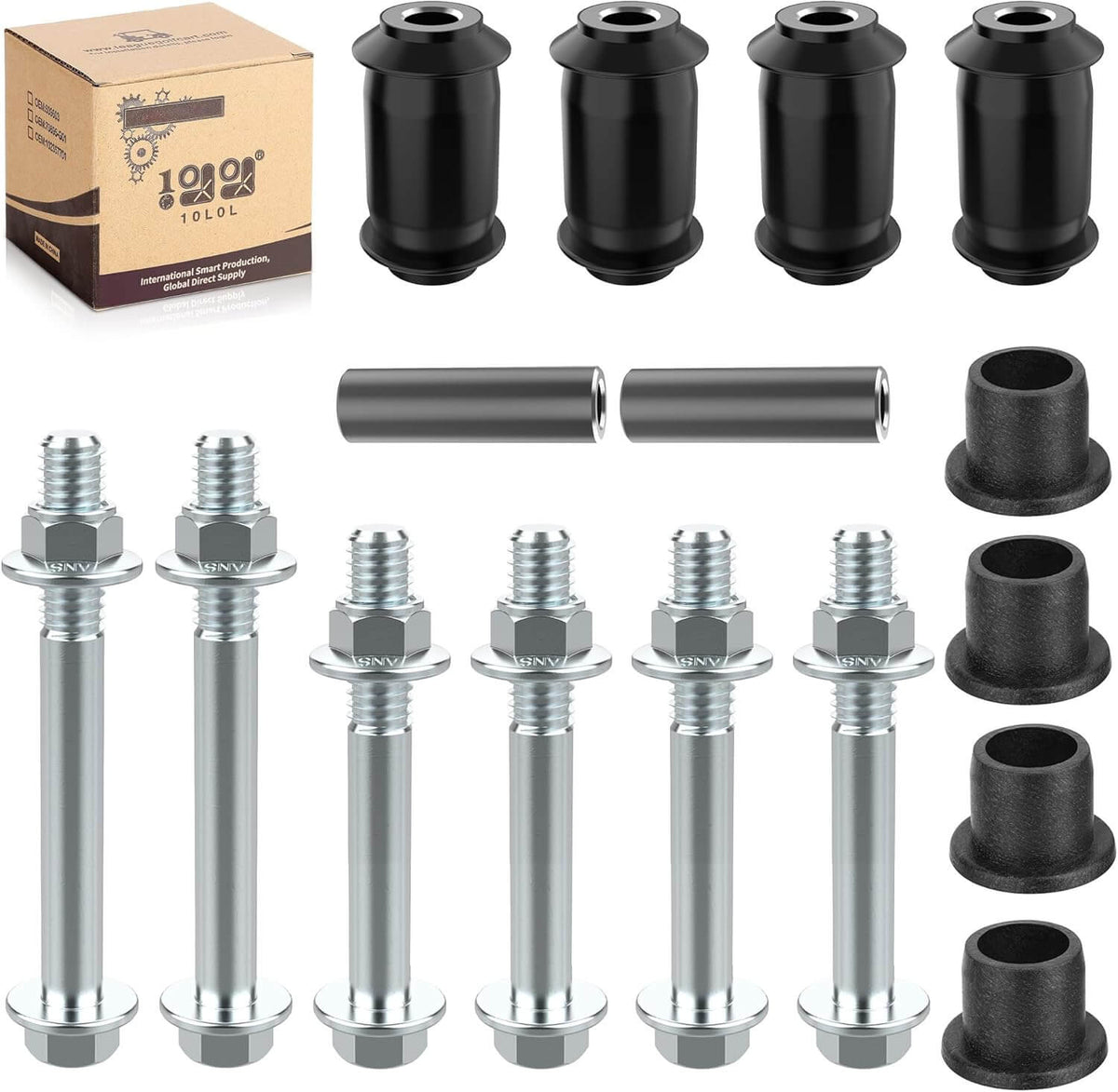 10L0L Golf Cart A Arm Suspension Bushing & Sleeve Kits