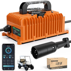 Orange Golf Cart Battery Charger
