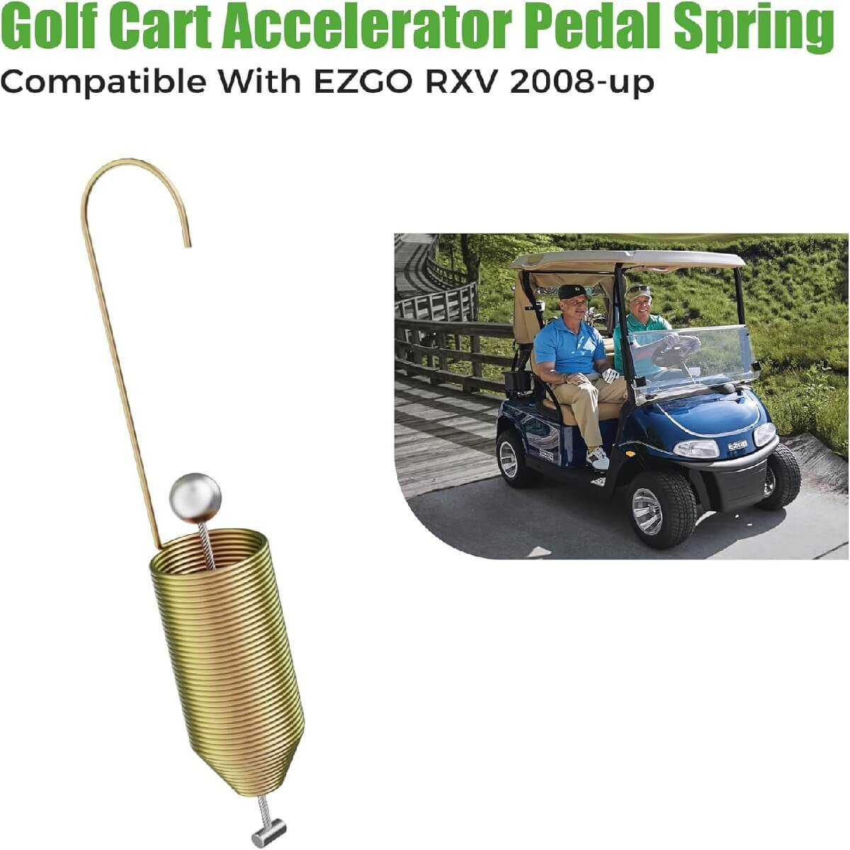 Golf Cart Accelerator Pedal Return Spring