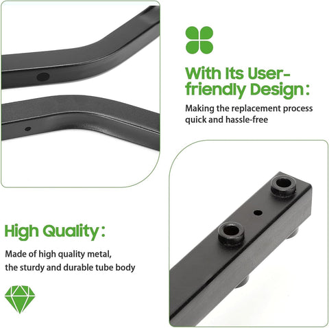 10L0L Front Roof Support Brackets for Club Car Precedent Golf Carts