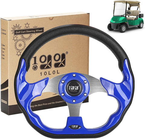 13" Golf Cart Steering Wheel Blue