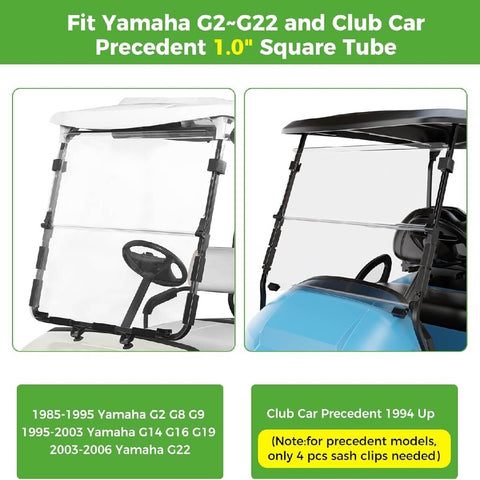 Golf Cart Windshield Clips