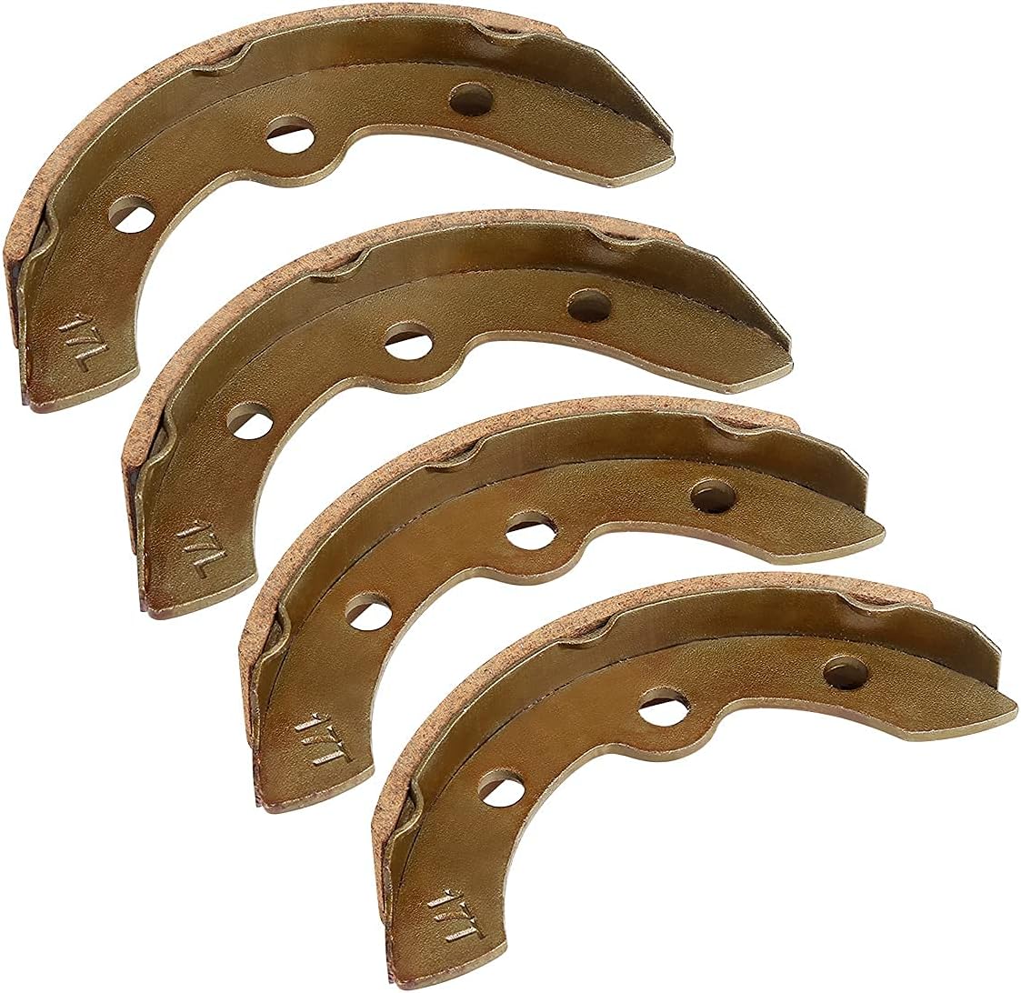 Golf Car Brake Pads (2Long, 2 Short) for Club Car EZGO Yamaha - 10L0L
