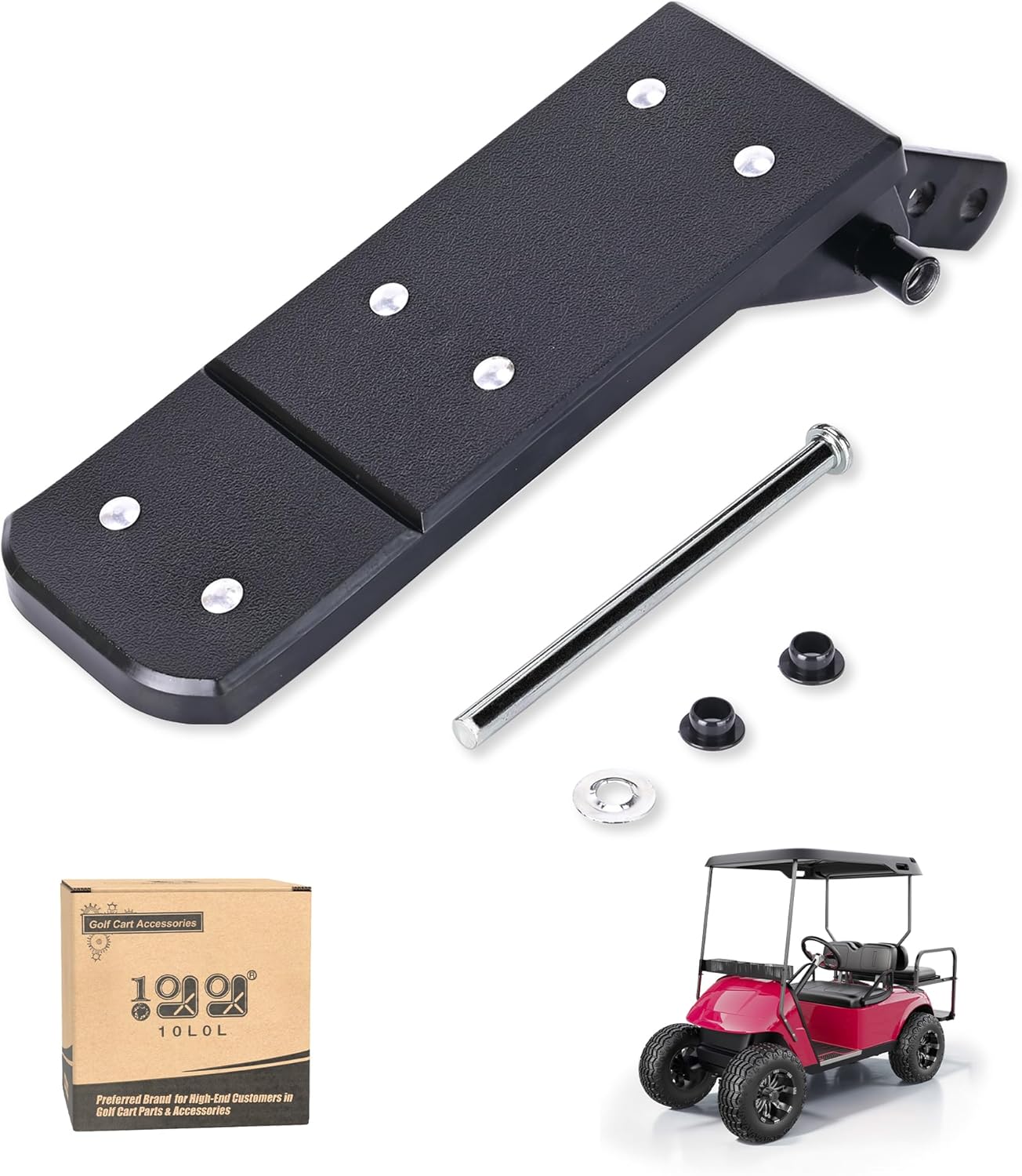 Golf Cart Accelerator & Brake Pedal Pad Kit for EZGO TXT G&E Golf Cart Models