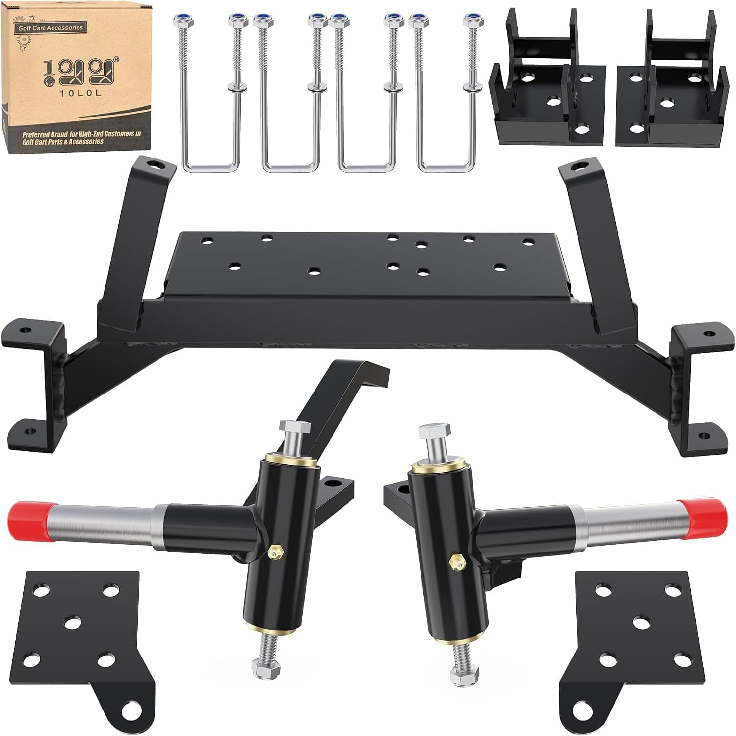 10L0L 5 Inch Lift Kit with Spindle Assembly for EZGO TXT