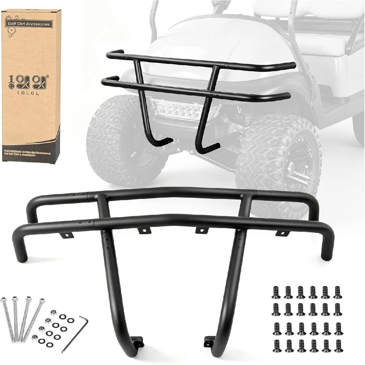 10L0L Golf Cart Brush Guard Front Bumper