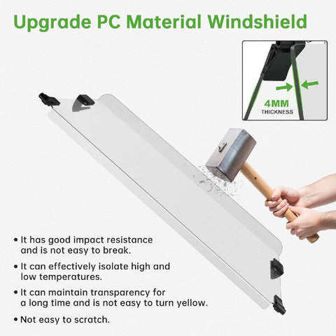 Upgrade PC Material Windshield