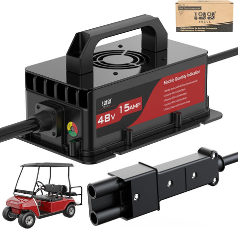 Black Yamaha 48 Volt Golf Cart Charger