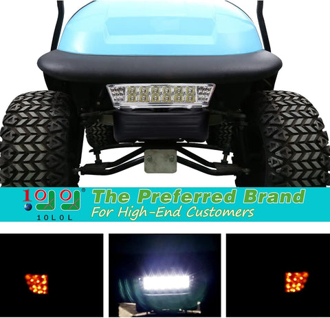 Golf Cart Headlight with Bumper for Club Car Precedent