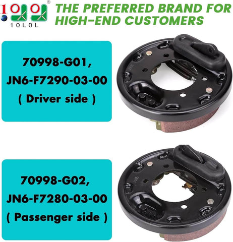EZGO & Yamaha Golf Cart Rear Brake Assembly Kit