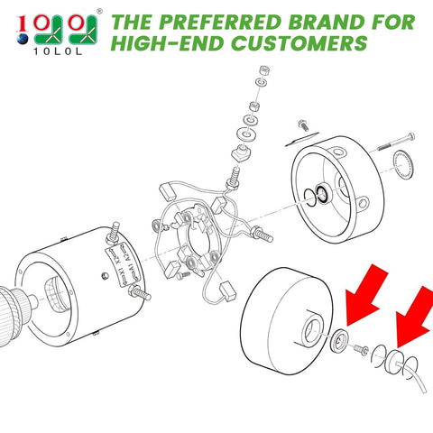 10L0L 36V Golf Cart Speed Sensor with Magnet