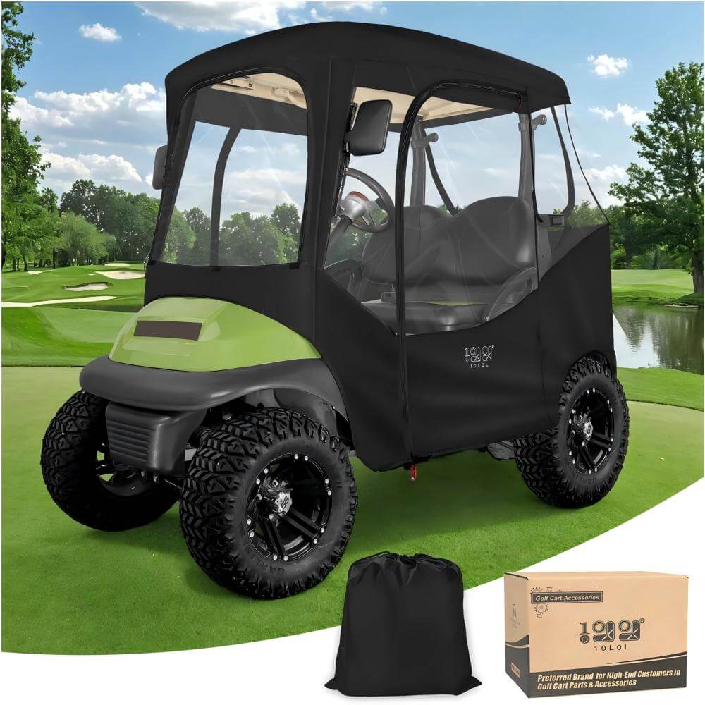 10L0L Golf Cart Enclosures 2 Passenger for Club Car DS & Precedent